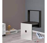 Space Saving Folding Wall Mounted Shoe ging Stool Invisible Shower Bench for Entryway & Restroom Foldable Stool for Living Room & Slish Design