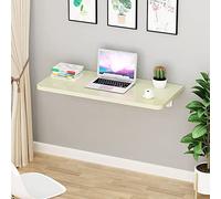 Space-Saving Folding Wall Table - Compact Drop Leaf Computer Desk for Home Office, Study, Laundry, Bedroom - Versatile & Stylish Design for Small Spaces