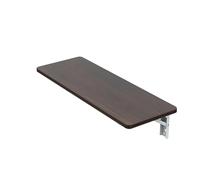 Space-Saving Folding Wall Table for Home Office & Garden - Wall-Mounted Desk 80 x 30 cm Walnut Finish Stylish & Functional Perfect for Small Spaces - 3 Colors Available