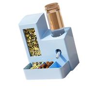 Space Saving Food Water Feeder for Hamster Small Animals Automatic Drinker with Large Capacity Dry Food Container Pet Feeding
