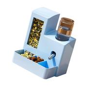 Space Saving Food Water Feeder for Hamster Small Animals Automatic Drinker with Large Capacity Small Pet Feeders for Rabbits