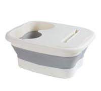Space-Saving Foot Bath Tub with Massage Points, Foldable Compact Storage, Construction for Students Professionals Foldable Foot Massage Tub