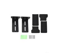Space Saving for tv Wall Mount for Sound Bar Black Space Saving | Includes suction cups, double-sided tape, easy setup, no drilling required, secure grip