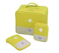 Space Saving Health Accessories Holder Group Including Three Different Sized Bags Designs with Strong Oxford Fabric Medicine Holder