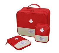 Space Saving Health Accessories Holder Group Including Three Different Sized Bags Designs with Strong Oxford Fabric Outdoor Crisis Care Bag