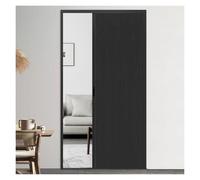 Space-Saving Interior Accordion Folding Door, Blackout Honeycomb Sliding Door, Various Sizes (214x180 cm) - Modern Black/White Design for Efficient Room Division