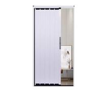 Space-Saving Interior Accordion Folding Door, Pleated Design for Closet & Doorway, 24-70 Inch Width Options, White Panel (40x80in) - Versatile & Stylish Solution