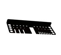 Space Saving Iron Tool Rack for Hanging Various Equipment in Garage Home Office Modern Design 40x12.5cm Tool Hanging Rack