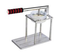 Space Saving Juices Extractor Machine Food Grade Stainless Steels Hand Press Juicer For Various Fruits Beverages Ergonomic Hand Press Juicer No Electricity