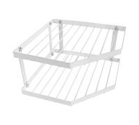 Space Saving Metal Corner Counter Shelf Stand Pot & Pan Sto for Home Gatherings Kitchen tials Design Maximize Countertop Space