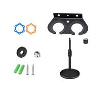 Space Saving Microphone Wall Mount Holder Tray with Desktop Stand for Efficient Work Place Organization Studio Holder