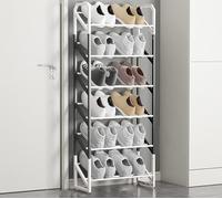 Space-Saving Mini Shoe Rack - Slim & Lightweight Organizer for Narrow Closets, Entryways, Hallways & Corners - Sturdy Storage Solution for Small Spaces, Maximize Your Storage!