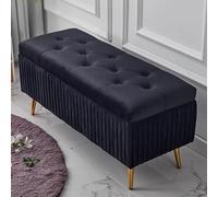 Space-Saving Modern Upholstered Pouf Bench Stylish for Bedroom & Entryway Versatile Shoe Rack & Bed-End Chest Indoor Seating Solution.