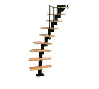 Space Saving Modular Spiral Staircase Black By Dolle