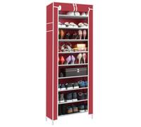 Space-Saving Multi-Functional Shoe Rack with Dust-Proof Cover | Versatile Non-Woven Fabric Shoe Cabinet for Home Organization and Storage Solutions