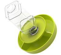 Space Saving Multifunctional Food Feeder With Visible Water Bottle For Turtles Lizards Tortoises Amphibians Reptiles Water Dispenser