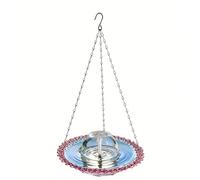 Space Saving Multiple Color USB Operated Hanging Bird Bath Water Fountain Suitable for Attracting Birds to Your Yard Bird Water Fountain