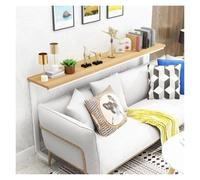 Space-Saving Narrow Console Table 60-140cm Rectangular Slim Sofa Back Table Bedside Gap Filler Storage Shelf for Small Apartments (A 80x20x90cm/31.5x8x35.4in)