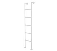 Space Saving Narrow Lightweight Vertical Twin Bunk Bed Ladder for Home/Loft/Library/Dormit with 47 inch Step Height