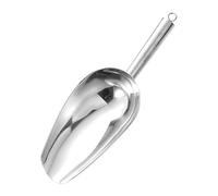 Space Saving Nonrust Steel Scoops for Ice Cubes Dishwasher Safe Smooth Brims Multipurpose Freezers Small for Bucket
