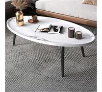 Space-Saving Oval Coffee Table for Small Living Rooms & BedroomsConstruction Modern Design Stylish Furniture for Compact Spaces
