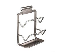 Space Saving Pot Lid Rack, For Kitchen Cabinets, Made Of Wear-Resistant Aluminum Alloy, To Organize Lids And Utensils(grey a)