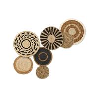 Space Saving Rattan Wall Basket Living RoomHanging Decoration Flexible Design For Small Home Decoration Woven Wall