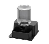 Space Saving Reptile Water Bowl Multifunctional Turtle Amphibian Reptile Pet Water Dispenser with Quiet Automatic Refill