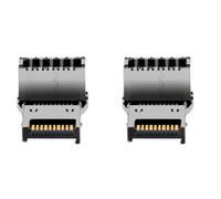 Space Saving Right Angled USB 3.2 Male Female Adapter Optimized for Computer Case Wiring 20Gbps Fast Speed Data Transfer Design Internal PC Case Cable Management Adapter