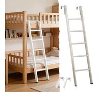 Space Saving RV Twin Bunk Bed Ladder - Metal Loft Bed Replacement for Home School Dorm Attic & Camper Trailers - Adjustable 45-69in (155cm/61) Step for Easy Access