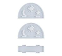 Space Saving Silicone Mold Star and Moon Napkin Organizer Tissue Holder Epoxy Resin Jewelry Making Mold Napkin Storage Solution