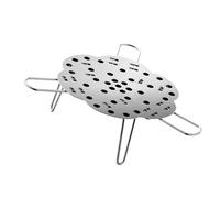 Space Saving Steamers Rack Sturdy 304 Stainless Steel Tray with Removable Legs for Functional Cooking Multifunctional Eggs Steaming Tray