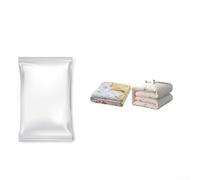 Space Saving Vacuum Compression Bags Transparent with Manual Pump, Designed for Home Organization of For Down Jackets, Quilts, and Clothes in Multiple Sizes (70 * 100cm)