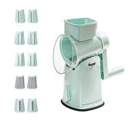 Space Saving Vertical Type Design Vegetable Processing Device with Comfortable Grip Handle for Easily Cutting Apartment Friendly Kitchen Gadget