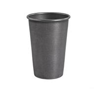 Space Saving Vintage Silver Stainless Steel Cups Stackable Tumblers for Coffee Tea Wine Beer Smoothies Rust Resistant Drinking Glasses for Indoor Outdoor Use (500ML)