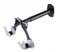 Space Saving Wall Mounted Bike Rack with Adjustable Hooks for Road Mountain and Kids Balance Bikes Compatible with Various Frame Sizes