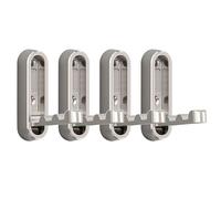 Space-Saving Wall-Mounted Coat Hooks - Invisible Foldable Towel & Key Holders Drill-Free Metal Single Hooks 4-Pack Stylish Gold Design for Entryway & Home nization