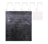 Space Saving Wall Mounted Document Letter Organizer 30 Pockets and 5 Over The Door Hanger Included Hanging File Folder Organizer