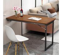 Space-Saving Wall Mounted Drop Leaf Folding Table - Wooden Dining Table for Kitchen or Dining Room Easy to Install Versatile Design for Small Spaces