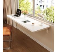 Space Saving Wall Mounted Fold Down Desk Compact Drop Leaf Table for Kitchen Balcony Home Office Small Dining 70x40CM Ideal for Limited Spaces