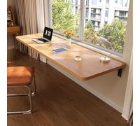 Space-Saving Wall Mounted Fold Down Desk Compact Drop Leaf Table for Kitchen Balcony Home Office Small Dining 70×40CM - Perfect for Limited Spaces