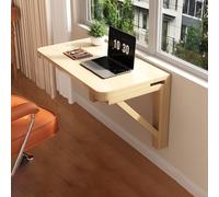 Space-Saving Wall-Mounted Fold Down Table, Small Folding Drop-Leaf Workbench for Kitchen & Laundry, Compact Dining Table for Restaurants, Easy Install, Versatile Design.