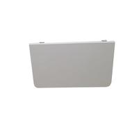 Space-Saving Wall Mounted Folding Desk - Modern White Wooden Workbench for Home Office Kitchen Laundry & Dining Room - Compact 60x50cm Floating Table