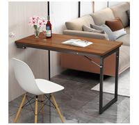 Space-Saving Wall-Mounted Folding Dining Table - Drop Leaf Workbench & Desk for Small Kitchens & Bedrooms, Compact 100x60x75cm - Perfect for Cozy Living Spaces