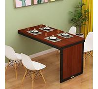 Space-Saving Wall-Mounted Folding Table Versatile Wooden Desk for Kitchen Bedroom Living Room & Balcony Invisible Design Compact 36x16in (F90x40cm)