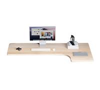 Space-Saving Wall Mounted L-Sd Corner Desk | Slish Floating Laptop Table for Home Office, Study, Bedroom, Bathroom, Balcony | Foldable Design for Maximum Efficiency