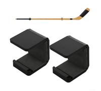 Space-Saving Wall Rack for Hockey Wands with Scratch-Resistant EVA Padding and Felt Lining, Supporting Secure Horizontal Storage (0303-1)