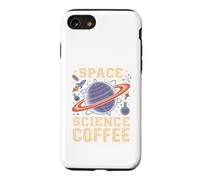 Space Science Coffee Planet Rocket Astronomy Case for iPhone SE (2020) / 7/8