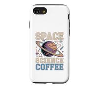 Space Science Coffee Planet Rocket Astronomy Case for iPhone SE (2020) / 7/8