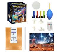 Space Science Toys, Drawing Craft Kit, Stem Learning Game with Educational Activities, Creative Science Accessory, Preschool Educational Tool Classroom Toy for Kindergarten School Sturdy Materials